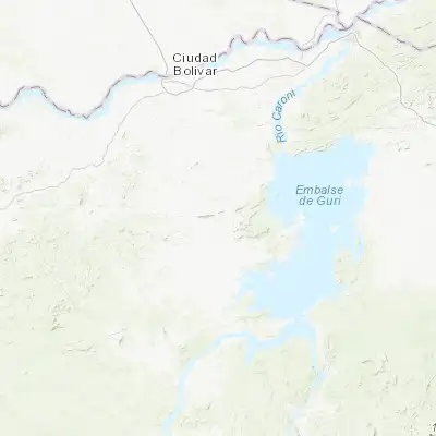 Map showing location of Ciudad Piar (7.452090, -63.319920)