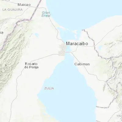 Map showing location of Concepción (10.411900, -71.689190)