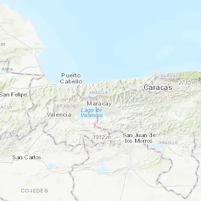 Map showing location of El Limón (10.305890, -67.632120)