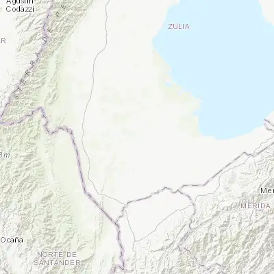 Map showing location of Encontrados (9.059830, -72.234600)