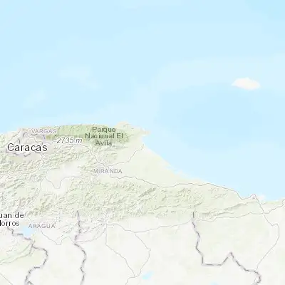 Map showing location of Higuerote (10.482870, -66.100960)