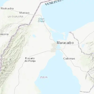 Map showing location of La Concepción (10.619190, -71.838140)