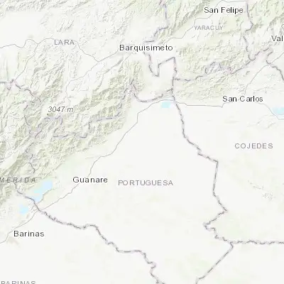 Map showing location of Píritu (9.370830, -69.210280)
