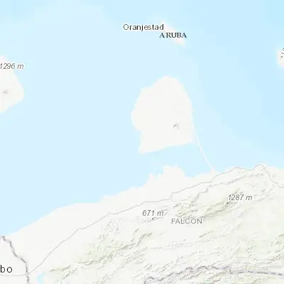 Map showing location of Punto Fijo (11.691520, -70.199180)