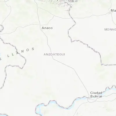 Map showing location of San José de Guanipa (8.887240, -64.165120)