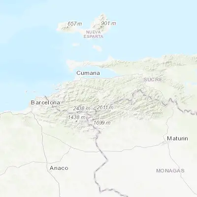 Map showing location of San Lorenzo (10.223010, -63.924520)