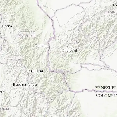 Map showing location of Santa Ana (7.642200, -72.276940)