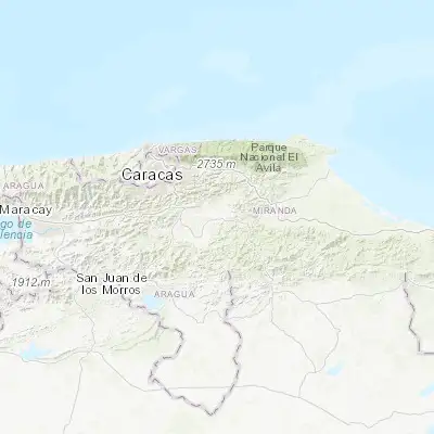 Map showing location of Santa Teresa del Tuy (10.232910, -66.664740)
