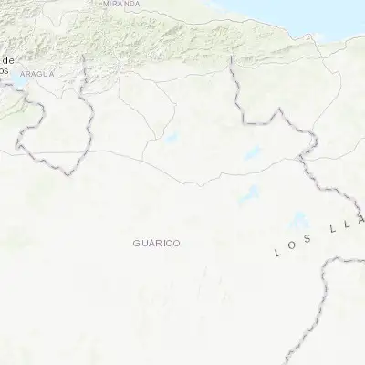 Map showing location of Valle de La Pascua (9.215540, -66.007340)