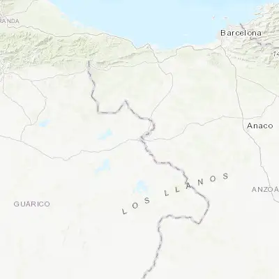 Map showing location of Zaraza (9.350290, -65.324520)