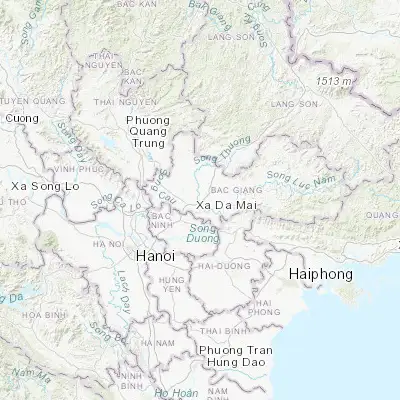 Map showing location of Bắc Giang (21.273070, 106.194600)