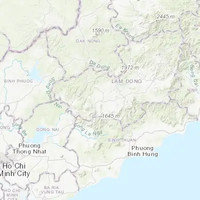 Map showing location of Bảo Lộc (11.547980, 107.807720)