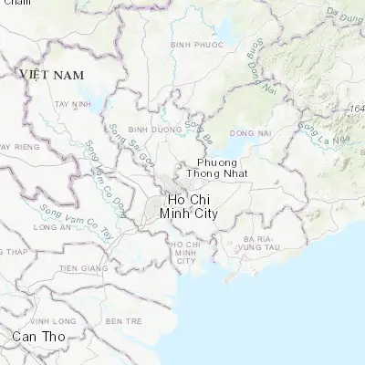 Map showing location of Biên Hòa (10.944690, 106.824320)