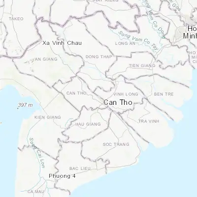 Map showing location of Bình Thủy (10.074310, 105.739740)