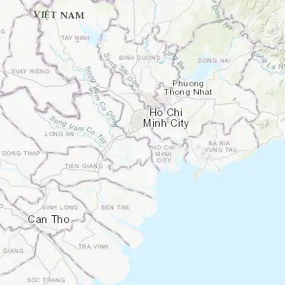 Map showing location of Cần Giuộc (10.608570, 106.671350)