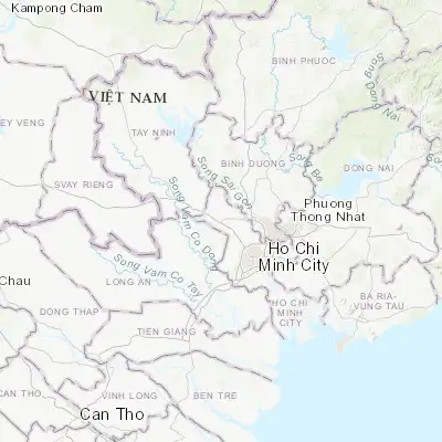 Map showing location of Củ Chi (10.973330, 106.493250)