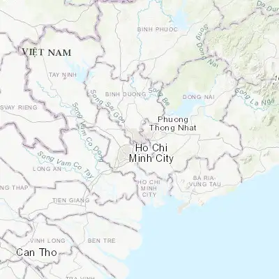 Map showing location of Dĩ An (10.906820, 106.769400)
