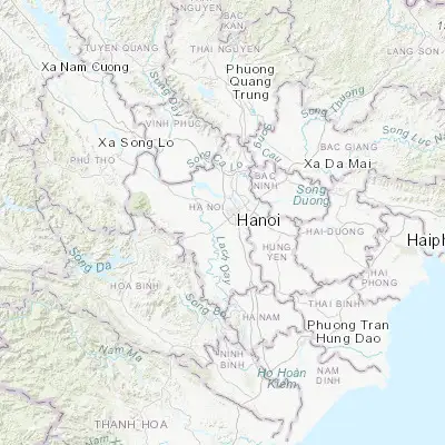 Map showing location of Hà Đông (20.971360, 105.778760)