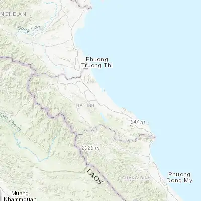 Map showing location of Hà Tĩnh (18.342820, 105.905690)