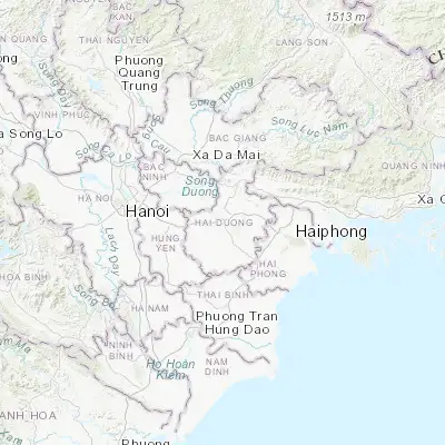 Map showing location of Hải Dương (20.940990, 106.333020)