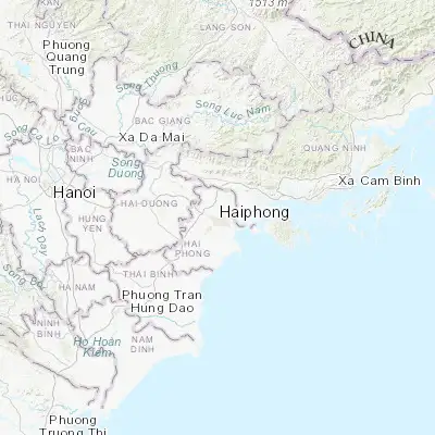 Map showing location of Haiphong (20.864810, 106.683450)