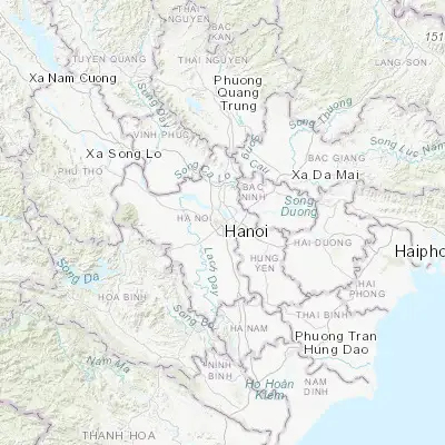 Map showing location of Hanoi (21.024500, 105.841170)