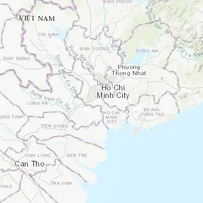 Map showing location of Nhà Bè (10.696720, 106.740320)