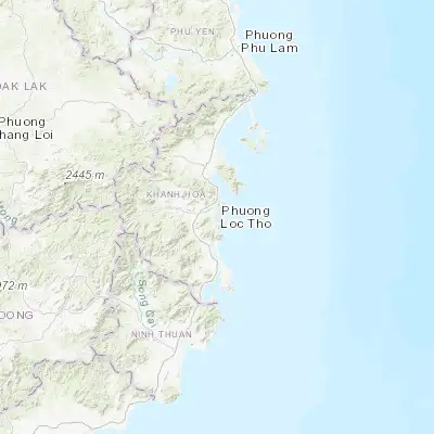 Map showing location of Nha Trang (12.245070, 109.194320)