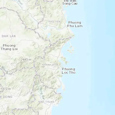 Map showing location of Ninh Hòa (12.491870, 109.124950)