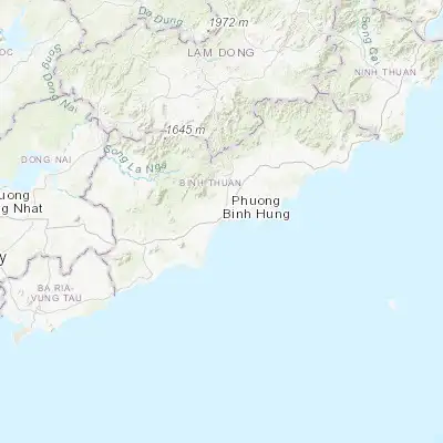 Map showing location of Phan Thiết (10.928890, 108.102080)