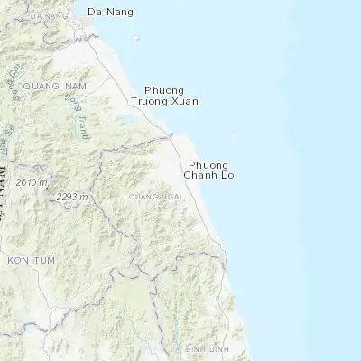 Map showing location of Quảng Ngãi (15.120470, 108.792320)