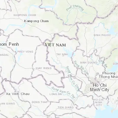 Map showing location of Tây Ninh (11.310040, 106.098280)
