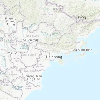 Map showing location of Thành Phố Uông Bí (21.034330, 106.770490)