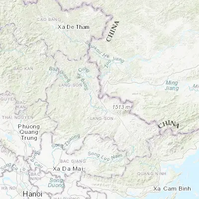 Map showing location of Thị Trấn Đồng Đăng (21.951100, 106.697670)