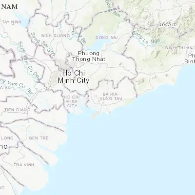 Map showing location of Thị Xã Phú Mỹ (10.568150, 107.129990)
