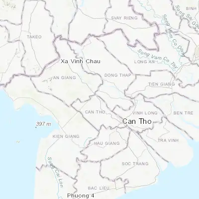 Map showing location of Thốt Nốt (10.272130, 105.533800)