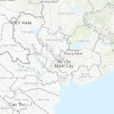 Map showing location of Thuận An (10.923900, 106.714280)