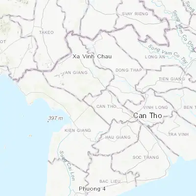 Map showing location of Vĩnh Thạnh (10.222630, 105.398410)