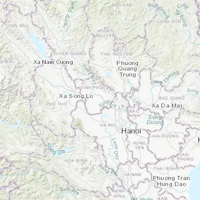 Map showing location of Vĩnh Yên (21.308910, 105.604890)