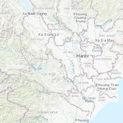 Map showing location of Xuân Mai (20.900000, 105.583330)
