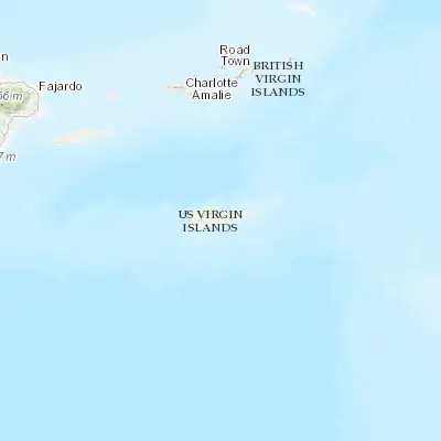 Map showing location of Saint Croix (17.727510, -64.746980)