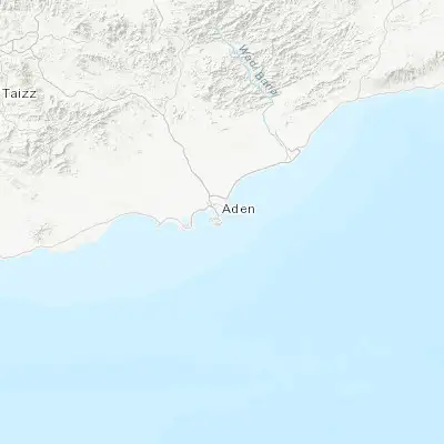 Map showing location of Aden (12.779440, 45.036670)