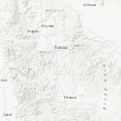 Map showing location of Sayyān (15.171770, 44.324420)