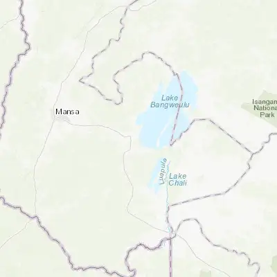 Map showing location of Samfya (-11.364910, 29.556520)