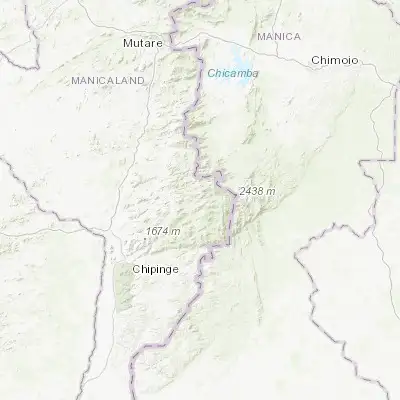 Map showing location of Chimanimani (-19.800000, 32.866670)