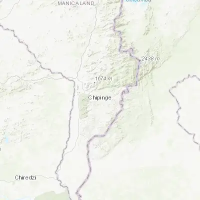 Map showing location of Chipinge (-20.188330, 32.623650)